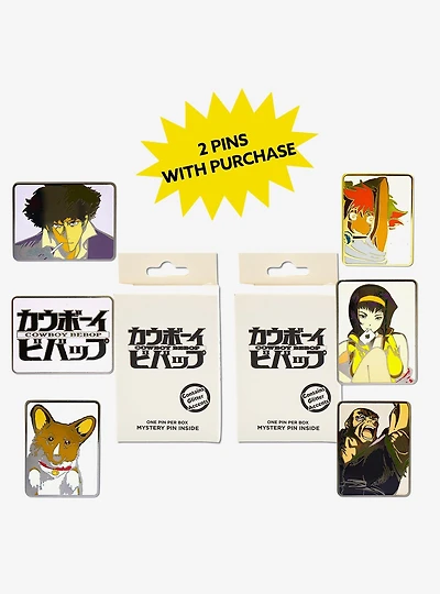 Cowboy Bebop Mystery Enamel Pin Blind Box Series 2 Pack