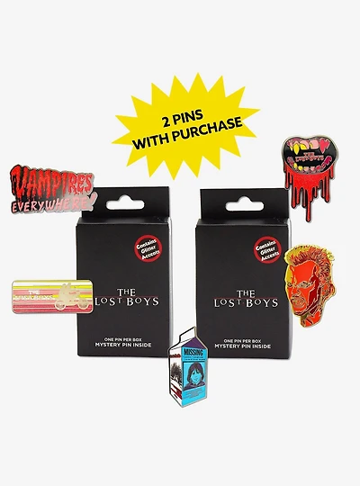 The Lost Boys Mystery Enamel Pin Blind Box Series 2 Pack