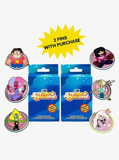 Steven Universe Shield Poses Mystery Enamel Pin Blind Box Series 2 Pack