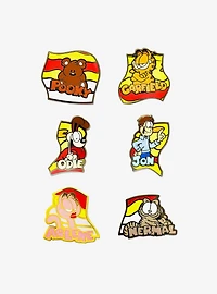 Garfield Puzzle Mystery Enamel Pin Blind Box Series