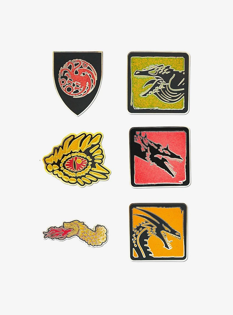 House of the Dragon Mystery Enamel Pin Blind Box Series
