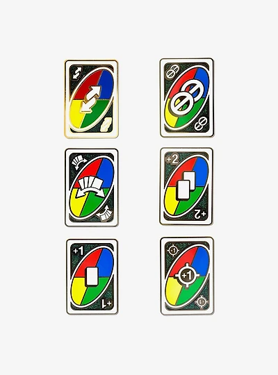 UNO Wild Action Cards Mystery Enamel Pin Blind Box Series