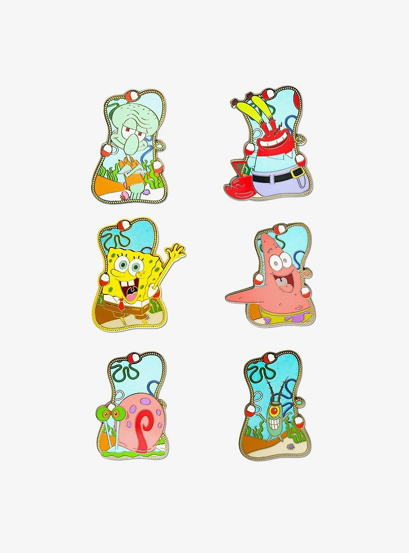 SpongeBob SquarePants Buoy Portrait Mystery Enamel Pin Blind Box Series