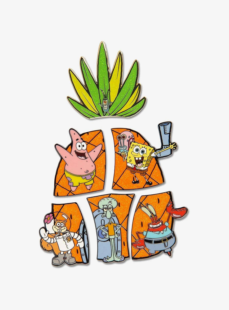 SpongeBob SquarePants Puzzle Mystery Enamel Pin Blind Box Series