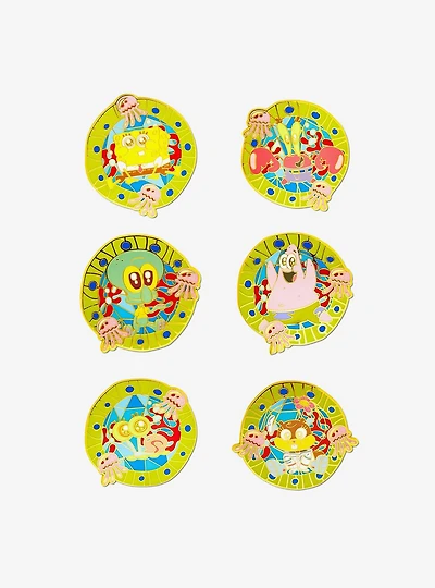 SpongeBob SquarePants Glow in the Dark Mystery Enamel Pin Blind Box Series