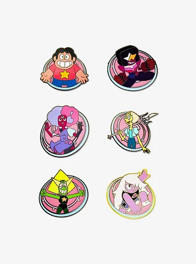 Steven Universe Shield Poses Mystery Enamel Pin Blind Box Series
