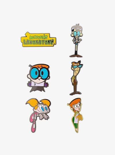 Dexter's Laboratory Mystery Enamel Pin Blind Box Series