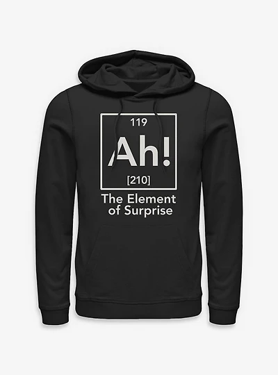 Ah Element Of Suprise Periodic Table Hoodie