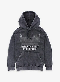 Wear This Periodically Periodic Table Mineral Wash Hoodie