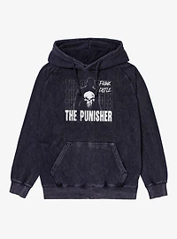 Marvel Spider-Man Brand New Day Frank Castle The Punisher Mineral Wash Hoodie