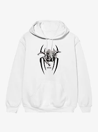 Marvel Spider-Man Brand New Day Leap On Logo Grayscale Hoodie