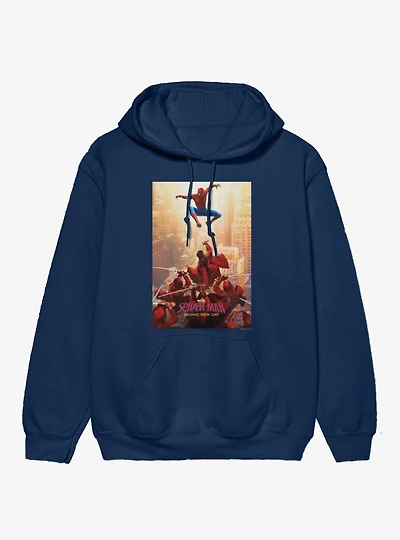 Marvel Spider-Man Brand New Day Leaping Vs The Hand Poster Hoodie
