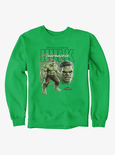 Marvel Spider-Man Brand New Day Bruce Banner Hulk Angry Close Up Icon Sweatshirt