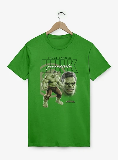 Marvel Spider-Man Brand New Day Bruce Banner Hulk Angry Close Up Icon T-Shirt