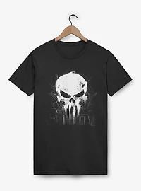 Marvel Spider-Man Brand New Day The Punisher Skull Over City T-Shirt