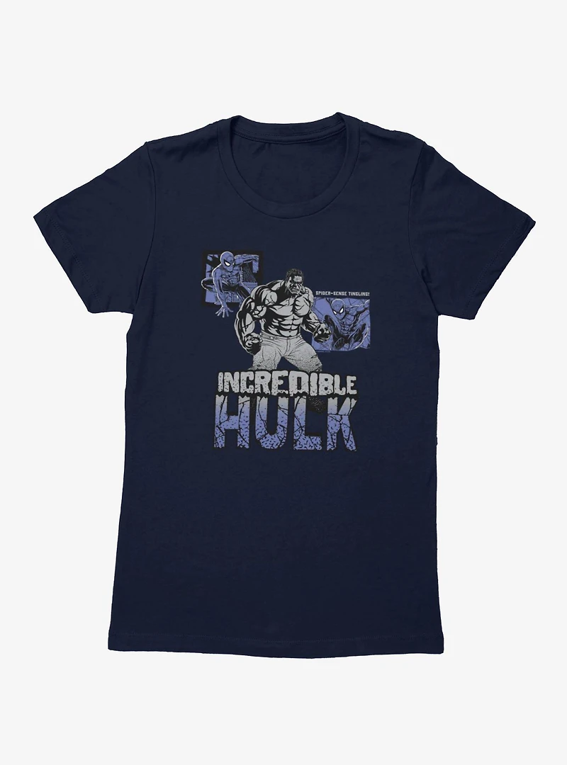 Marvel Spider-Man Brand New Day Angry Hulk Spider-Sense Tingling Womens T-Shirt