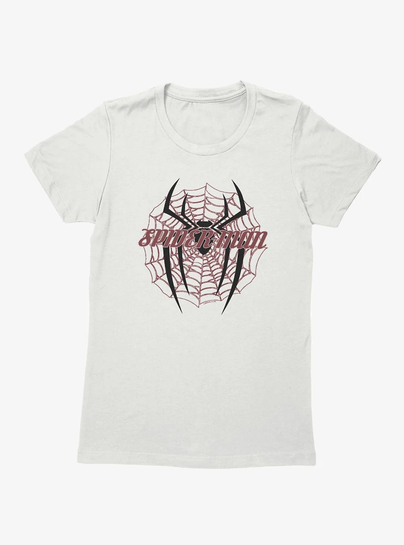 Marvel Spider-Man Brand New Day Red Web Spider Icon Womens T-Shirt