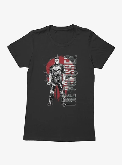 Marvel Spider-Man Brand New Day The Punisher Skull Womens T-Shirt