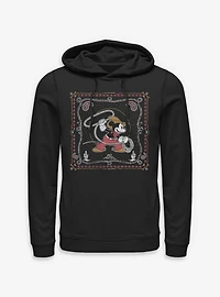Disney Mickey Mouse Western Cowboy Paisley Hoodie BoxLunch Exclusive