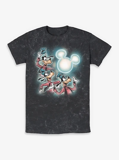 Disney Goofy Mickey Moon Mineral Wash T-Shirt BoxLunch Exclusive