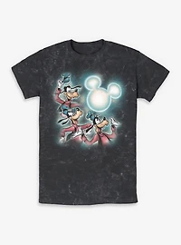 Disney Goofy Mickey Moon Mineral Wash T-Shirt BoxLunch Exclusive