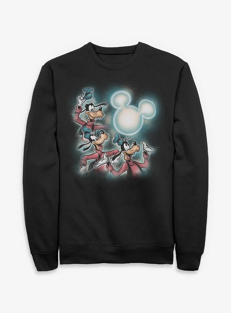Disney Goofy Mickey Moon Sweatshirt BoxLunch Exclusive