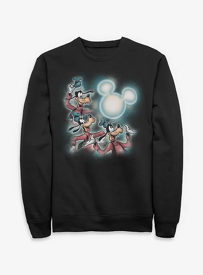 Disney Goofy Mickey Moon Sweatshirt BoxLunch Exclusive