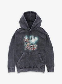 Disney Goofy Mickey Moon Mineral Wash Hoodie BoxLunch Exclusive