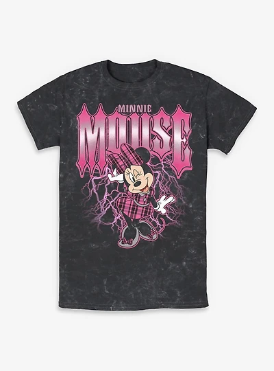 Disney Minnie Mouse Lightning Mineral Wash T-Shirt BoxLunch Exclusive