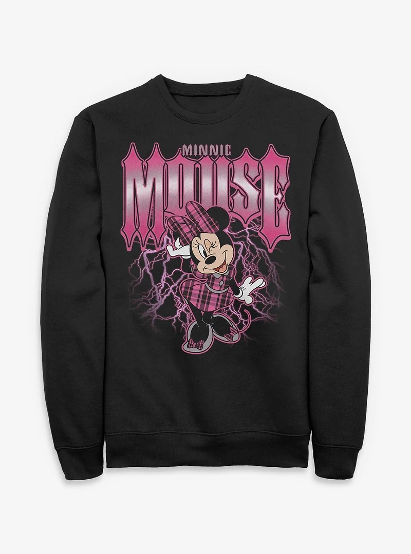 Disney Minnie Mouse Lightning Sweatshirt BoxLunch Exclusive