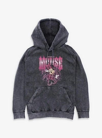 Disney Minnie Mouse Lightning Mineral Wash Hoodie BoxLunch Exclusive
