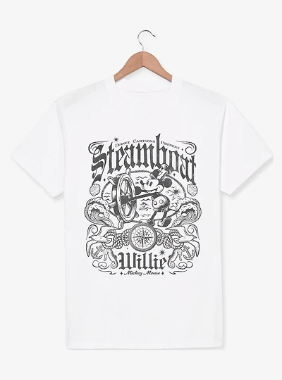 Disney Steamboat Willie Mickey Mouse T-Shirt BoxLunch Exclusive