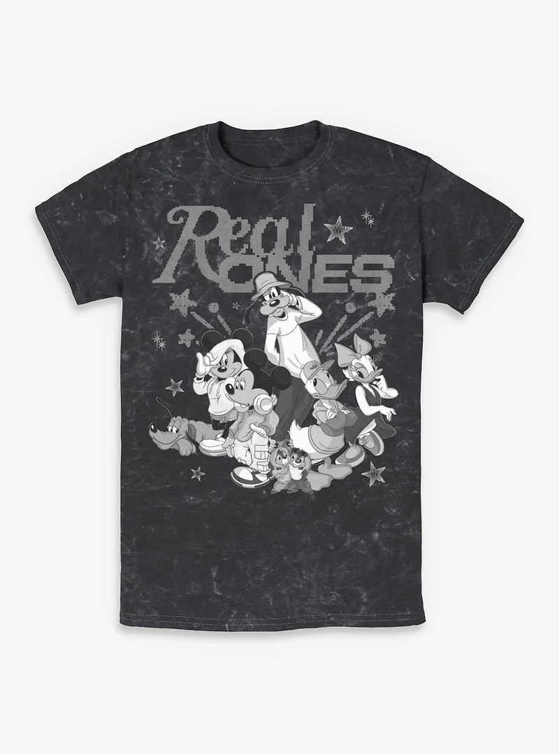 Disney Mickey Mouse Real Ones Mineral Wash T-Shirt BoxLunch Exclusive