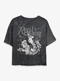 Disney Mickey Mouse Real Ones Womens Mineral Wash Crop T-Shirt BoxLunch Exclusive