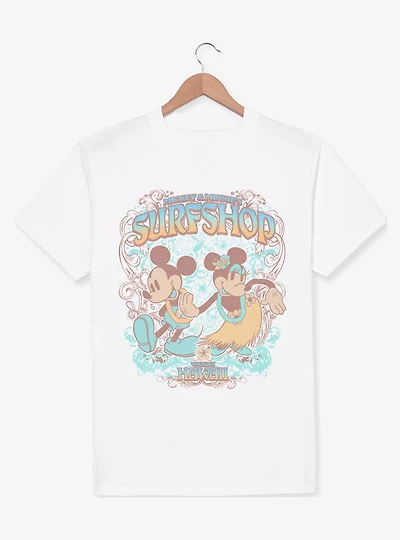 Disney Mickey Mouse & Minnie Surfshop Hawaii T-Shirt BoxLunch Exclusive