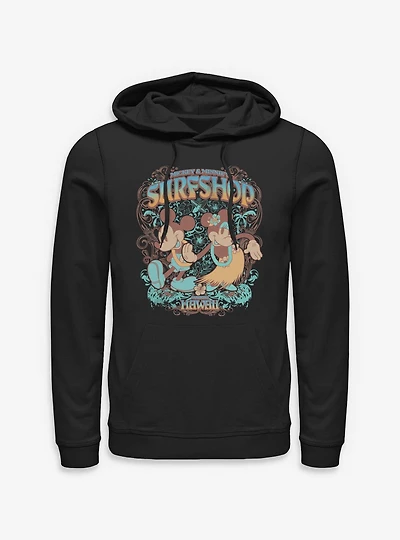 Disney Mickey Mouse & Minnie Surfshop Hawaii Hoodie BoxLunch Exclusive