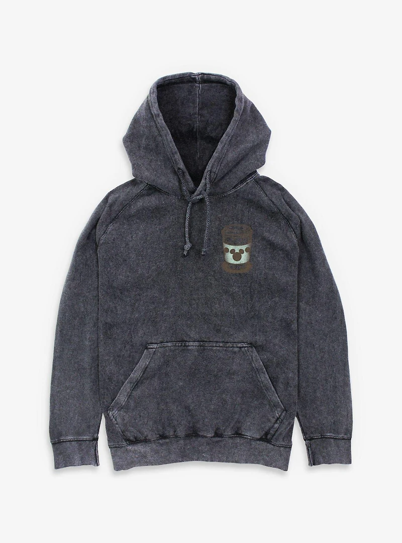 Disney Mickey Mouse Coffee Shop Mineral Wash Hoodie BoxLunch Exclusive
