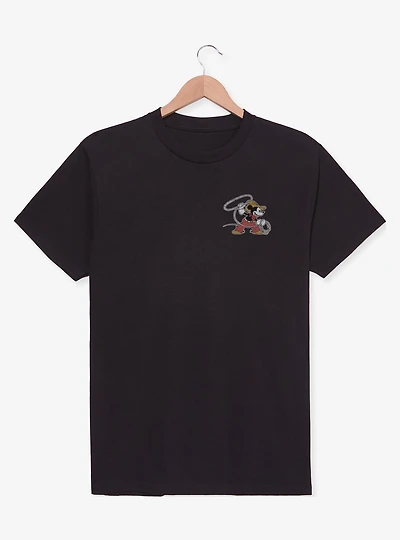 Disney Mickey Mouse Western Cowboy Lasso Rope T-Shirt BoxLunch Exclusive