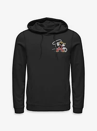 Disney Mickey Mouse Western Cowboy Lasso Rope Hoodie BoxLunch Exclusive