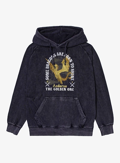 Fourth Wing The Empyrean Dragons Are Born To Shine Vintage Mineral Wash Hoodie