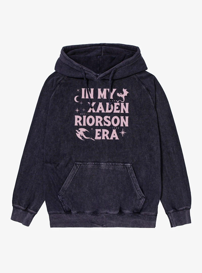 Fourth Wing The Empyrean My Xaden Riorson Era Mineral Wash Hoodie