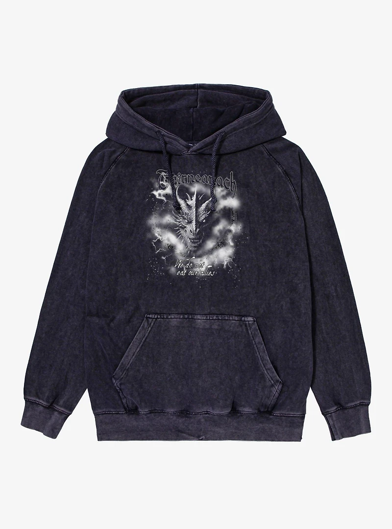 Fourth Wing The Empyrean Tairneanach Dragon Vintage Mineral Wash Hoodie