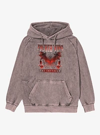 Fourth Wing The Empyrean Riders Dragons Of Vale Mineral Wash Hoodie