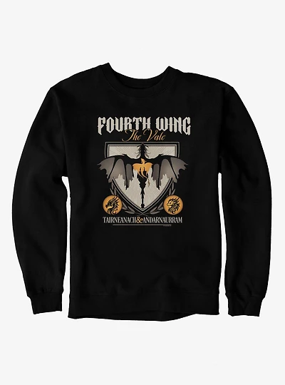 Fourth Wing The Empyrean Vale Dragon Crest Sweatshirt