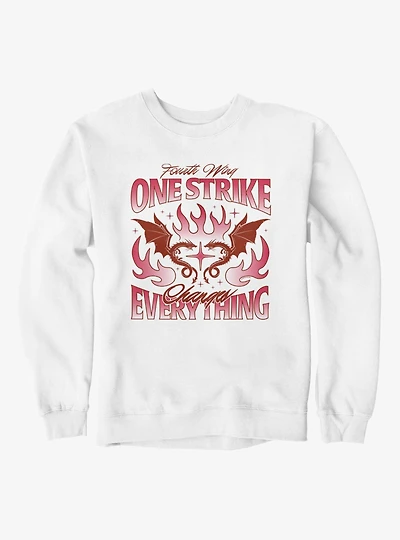 Fourth Wing The Empyrean One Strike Changes Everything Sweatshirt