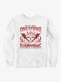 Fourth Wing The Empyrean One Strike Changes Everything Sweatshirt