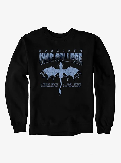 Fourth Wing The Empyrean Basgiath War College Distressed Sweatshirt