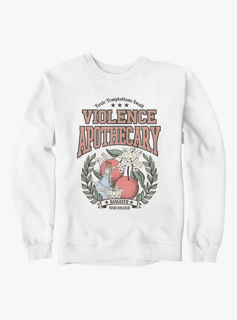 Fourth Wing The Empyrean Violence Apothecary Pastel Vintage Sweatshirt