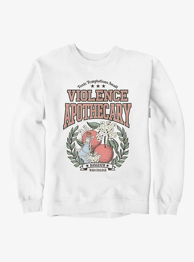 Fourth Wing The Empyrean Violence Apothecary Pastel Vintage Sweatshirt