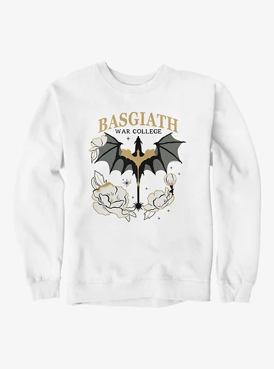 Fourth Wing The Empyrean Basgiath War Yellow Retro Sweatshirt
